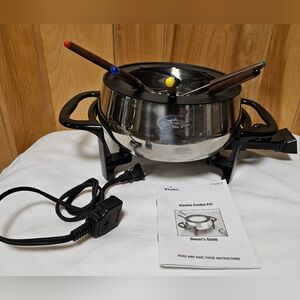 Rival FD350S 3.5-quart Stainless Steel Electric Fondue Pot